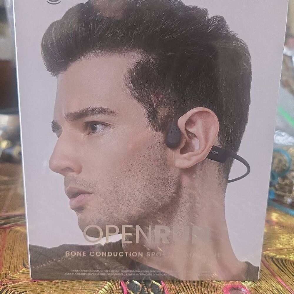 Shokz OpenRun Mini Open-Ear Wireless Sport Headphones - Black NWB